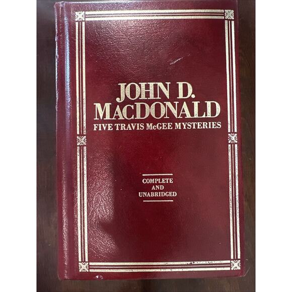 Accents | John D Macdonald Five Travis Mcgee Mysteries Bonded Leather ...